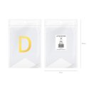 Baner DIY 16x12 cm - literka D Flowballoons