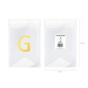 Baner DIY 16x12 cm - literka G Flowballoons