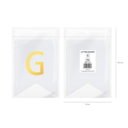 Baner DIY 16x12 cm - literka G Flowballoons