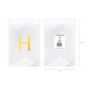 Baner DIY 16x12 cm - literka H Flowballoons