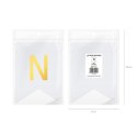 Baner DIY 16x12 cm - literka N Flowballoons