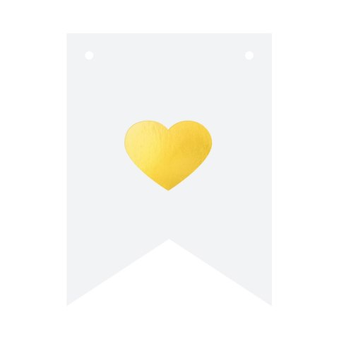 Baner DIY 16x12 cm - serce Flowballoons Baner DIY 16x12 cm - serce Flowballoons