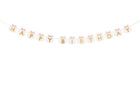 Baner Happy Birthday Kotki, 2.8 m Partydeco Baner Happy Birthday Kotki, 2.8 m Partydeco