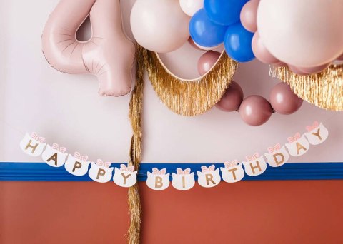 Baner Happy Birthday Kotki, 2.8 m Partydeco Baner Happy Birthday Kotki, 2.8 m Partydeco