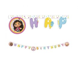 Banner urodzinowy Koci Domek Gabi Happy Birthday, 200cm Procos