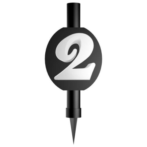 Fontanna do tortu, z cyfrą 2, 12cm Amscan / Anagram Fontanna do tortu, z cyfrą 2, 12cm Amscan / Anagram