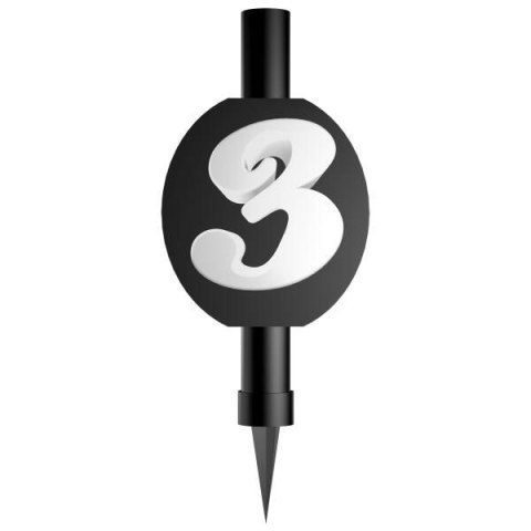 Fontanna do tortu, z cyfrą 3, 12cm Amscan / Anagram Fontanna do tortu, z cyfrą 3, 12cm Amscan / Anagram