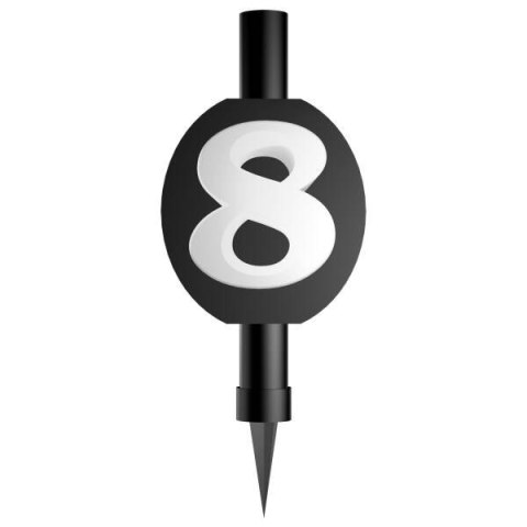 Fontanna do tortu, z cyfrą 8, 12cm Amscan / Anagram Fontanna do tortu, z cyfrą 8, 12cm Amscan / Anagram