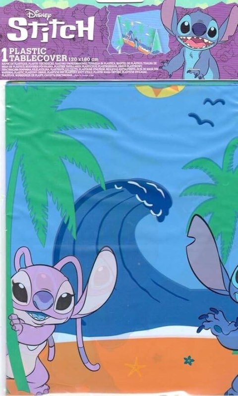 Obrus plastikowy Stitch & Angel Disney, 120 x 180 cm Procos Obrus plastikowy Stitch & Angel Disney, 120 x 180 cm Procos