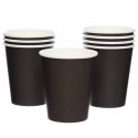 Papierowe Kubeczki Czarne, 250ml, 6 szt. Godan