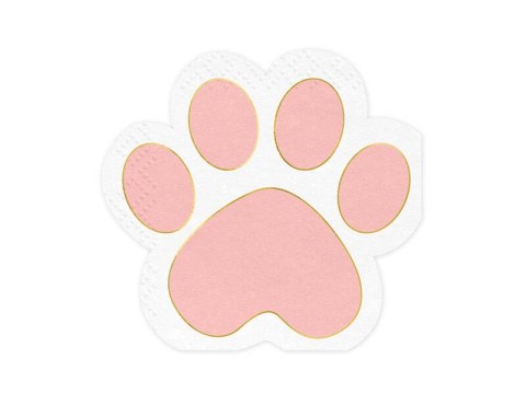 Serwetki - Łapki Kotka, 15,5 x 14,5 cm, 12 szt Partydeco Serwetki - Łapki Kotka, 15,5 x 14,5 cm, 12 szt Partydeco