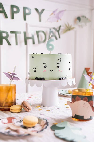 Świeczka urodzinowa Cyferka 6, jasny niebieski, 5,5cm Partydeco Świeczka urodzinowa Cyferka 6, jasny niebieski, 5,5cm Partydeco