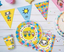 Talerzyki papierowe Kicia Kocia 18cm, 6szt. Godan
