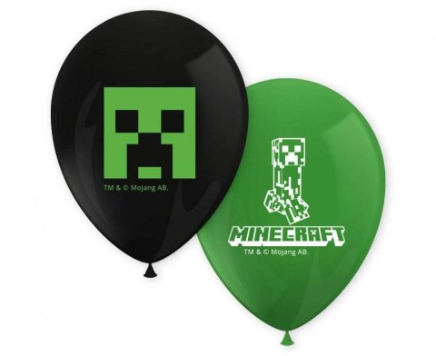 Zestaw Balonów Minecraft, 8szt, 30cm. Procos Zestaw Balonów Minecraft, 8szt, 30cm. Procos