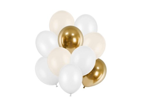 Zestaw balonów lateksowych, mix kolorów, 30cm, 10 szt Partydeco Zestaw balonów lateksowych, mix kolorów, 30cm, 10 szt Partydeco