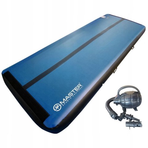 AirTrack Dmuchana Mata Gimnastyczna MASTER 400 x 150 x 30 cm Blue-Black AirTrack Dmuchana Mata Gimnastyczna MASTER 400 x 150 x 30 cm Blue-Black