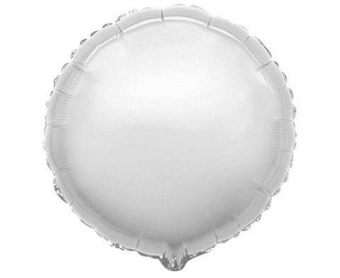 Balon Foliowy okrągły, srebrny, 46 cm Flexmetal Balon Foliowy okrągły, srebrny, 46 cm Flexmetal