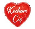 Balon Foliowy serce, czerwone, Kocham Cię, 46cm Godan