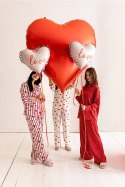 Balon foliowy Serce, Love, Walentynki, 50x47cm Partydeco