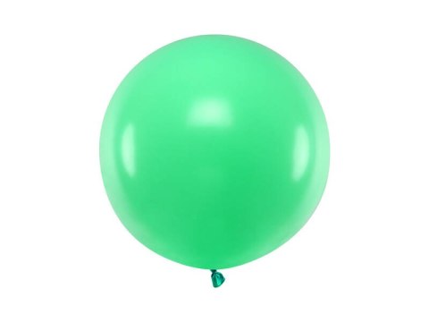 Balon okrągły 60 cm, Zielony, Pastel Green Partydeco Balon okrągły 60 cm, Zielony, Pastel Green Partydeco