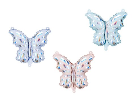 Balony foliowe do girland Motylki, 19x23 cm, 21szt Partydeco Balony foliowe do girland Motylki, 19x23 cm, 21szt Partydeco