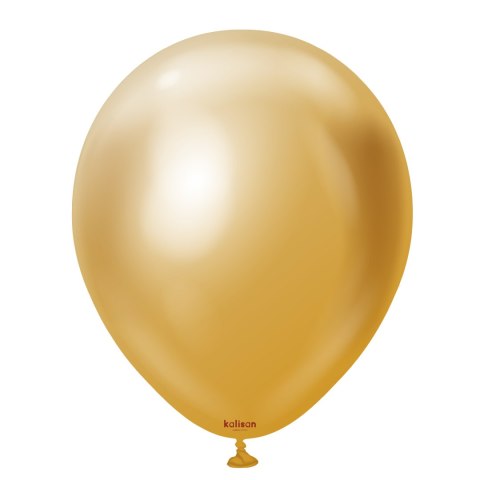 Balony lateksowe Kalisan Mirror Gold złote, 30cm, XXL 250szt. Kalisan Balony lateksowe Kalisan Mirror Gold złote, 30cm, XXL 250szt. Kalisan
