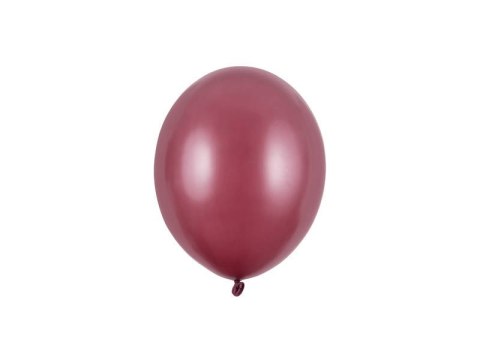 Balony lateksowe Strong, Bordowe, Metallic Maroon, 30cm, 50 szt. Partydeco Balony lateksowe Strong, Bordowe, Metallic Maroon, 30cm, 50 szt. Partydeco