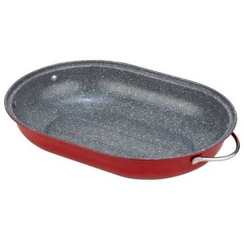 Brytfanna granitowa z pokrywką owalna TAURUS 5,5 l, 44x28x14,5 cm Brytfanna granitowa z pokrywką owalna TAURUS 5,5 l, 44x28x14,5 cm