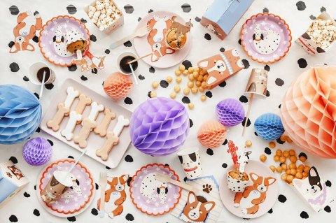 Serwetki Corgi, 11x15 cm, 12szt Partydeco Serwetki Corgi, 11x15 cm, 12szt Partydeco