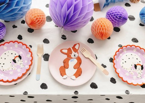 Serwetki Corgi, 11x15 cm, 12szt Partydeco Serwetki Corgi, 11x15 cm, 12szt Partydeco