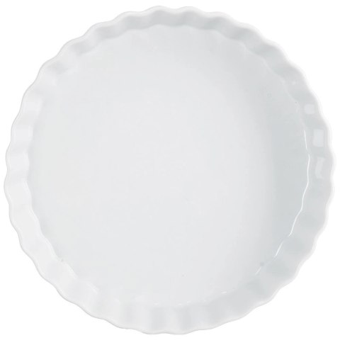 Forma do tarty ceramiczna biała 26,5 cm Forma do tarty ceramiczna biała 26,5 cm
