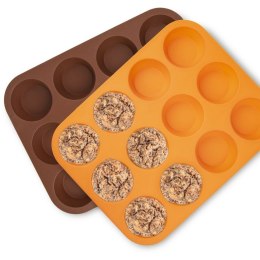 Forma silikonowa do pieczenia muffinek na muffinki babeczki 12 sztuk 32,5x25 cm
