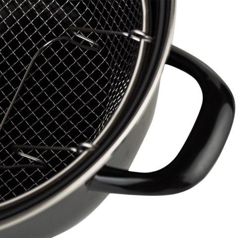 Garnek do frytek emaliowany z sitkiem i pokrywką 24,5 cm, 4 l Garnek do frytek emaliowany z sitkiem i pokrywką 24,5 cm, 4 l