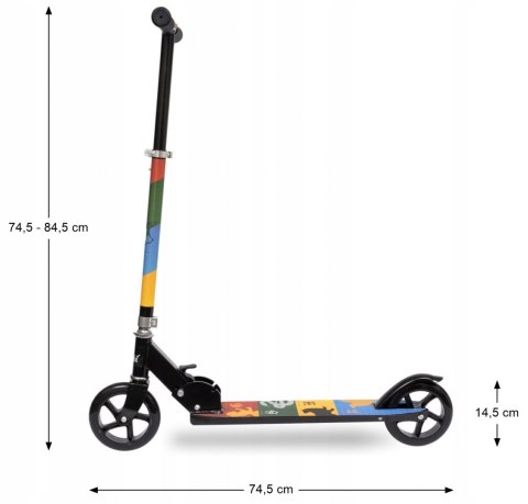 Hulajnoga HARRY POTTER dla Dzieci Składana Koła 145 mm do 100 kg D'arpeje Hulajnoga HARRY POTTER dla Dzieci Składana Koła 145 mm do 100 kg D'arpeje
