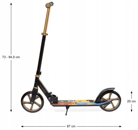 Hulajnoga HARRY POTTER dla Dzieci Składana Koła 200 mm do 100 kg D'arpeje Hulajnoga HARRY POTTER dla Dzieci Składana Koła 200 mm do 100 kg D'arpeje