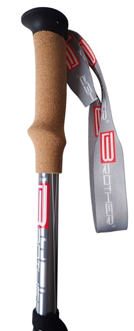 Kije Trekkingowe Regulowane 5 - częściowe ACRA Korkowa Rączka 115 - 135 cm Kije Trekkingowe Regulowane 5 - częściowe ACRA Korkowa Rączka 115 - 135 cm