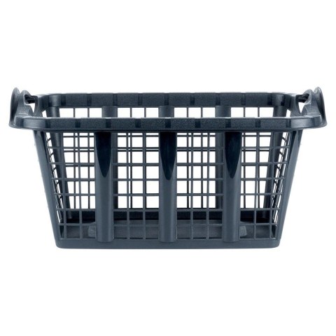 Kosz na pranie plastikowy czarny 37 l Kosz na pranie plastikowy czarny 37 l