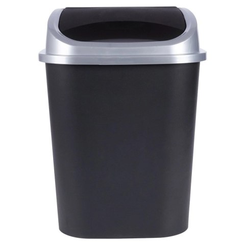 Kosz na śmieci plastikowy czarny 25 l Kosz na śmieci plastikowy czarny 25 l