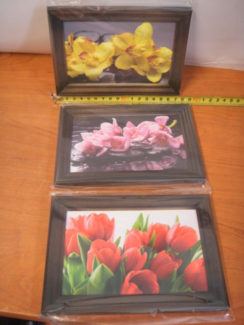 Obraz 10x15 ciemna rama Obraz 10x15 ciemna rama