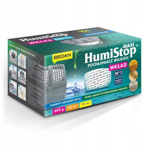 Wkład, zapas do pochłaniacza wilgoci HUMISTOP MAXI Wkład, zapas do pochłaniacza wilgoci HUMISTOP MAXI