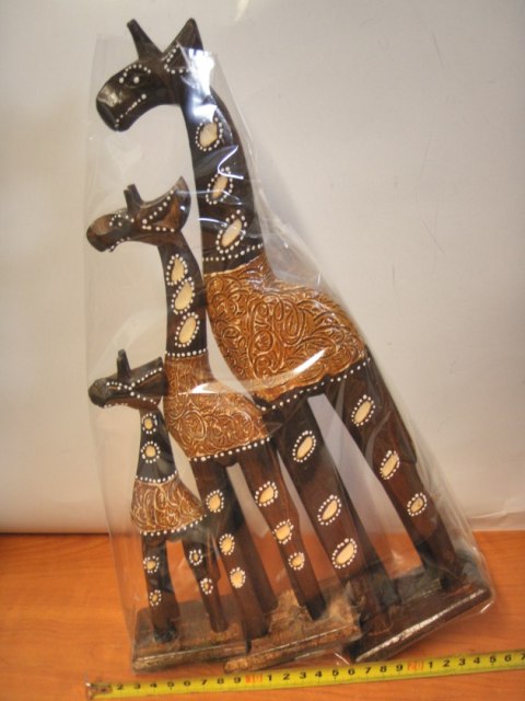 Żyrafa drewniana 3szt 20/30/40 TA10 Żyrafa drewniana 3szt 20/30/40 TA10
