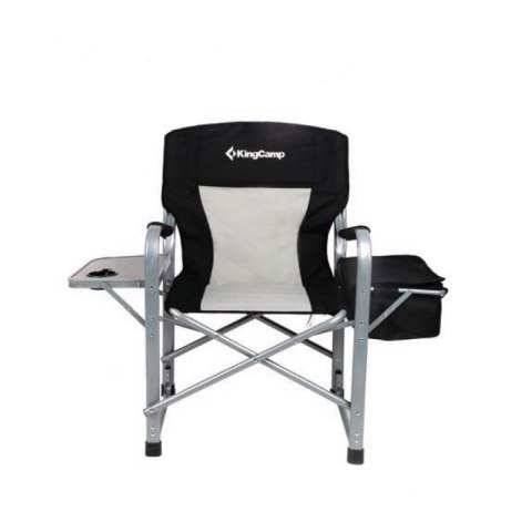 Krzesło Kempingowe Campingowe z Podłokietnikami KING CAMP Deluxe Ciemne Krzesło Kempingowe Campingowe z Podłokietnikami KING CAMP Deluxe Ciemne