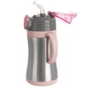 Kubek termiczny / termos bidon stalowy różowy 300 ml
