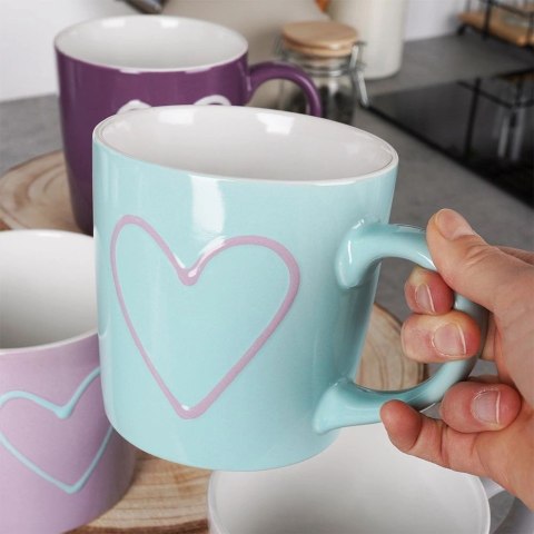 Kubki ceramiczne 600 ml 4 szt. Kubki ceramiczne 600 ml 4 szt.