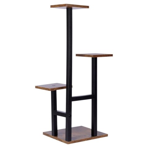 Kwietnik metalowy 4-poziomowy 84 cm Kwietnik metalowy 4-poziomowy 84 cm