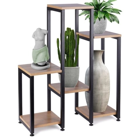 Kwietnik metalowy 6-poziomowy 80 cm Kwietnik metalowy 6-poziomowy 80 cm