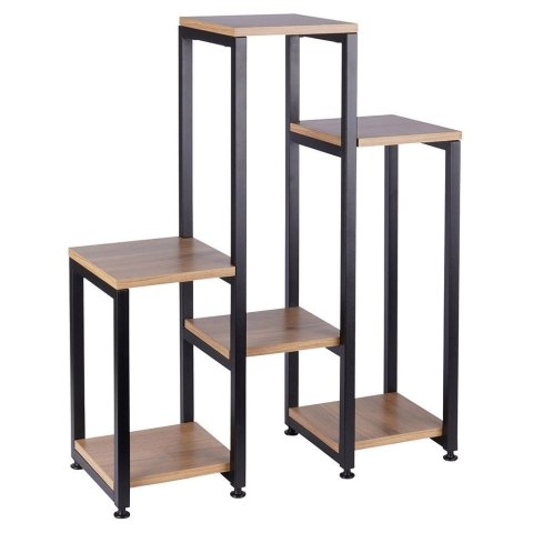 Kwietnik metalowy 6-poziomowy 80 cm Kwietnik metalowy 6-poziomowy 80 cm