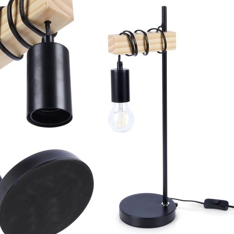 Lampa stołowa czarna 51 cm Lampa stołowa czarna 51 cm