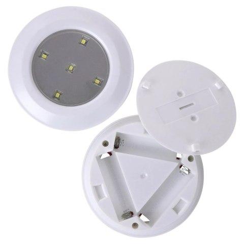 Lampka nocna LED z taśmą samoprzylepną pilot 9,5 cm 3 szt. Lampka nocna LED z taśmą samoprzylepną pilot 9,5 cm 3 szt.