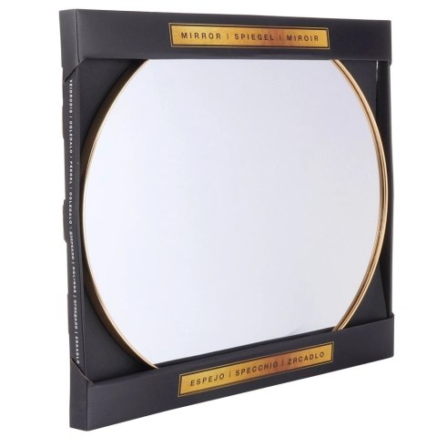 Lustro ścienne złote okrągłe 50 cm Lustro ścienne złote okrągłe 50 cm